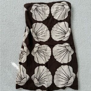 Abercrombie & Fitch Scarlett Strapless Linen-Blend Skort, XS